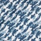 Preview: Popeline - Stay healthy - Camouflage - blau - Hilco by JaTiJu